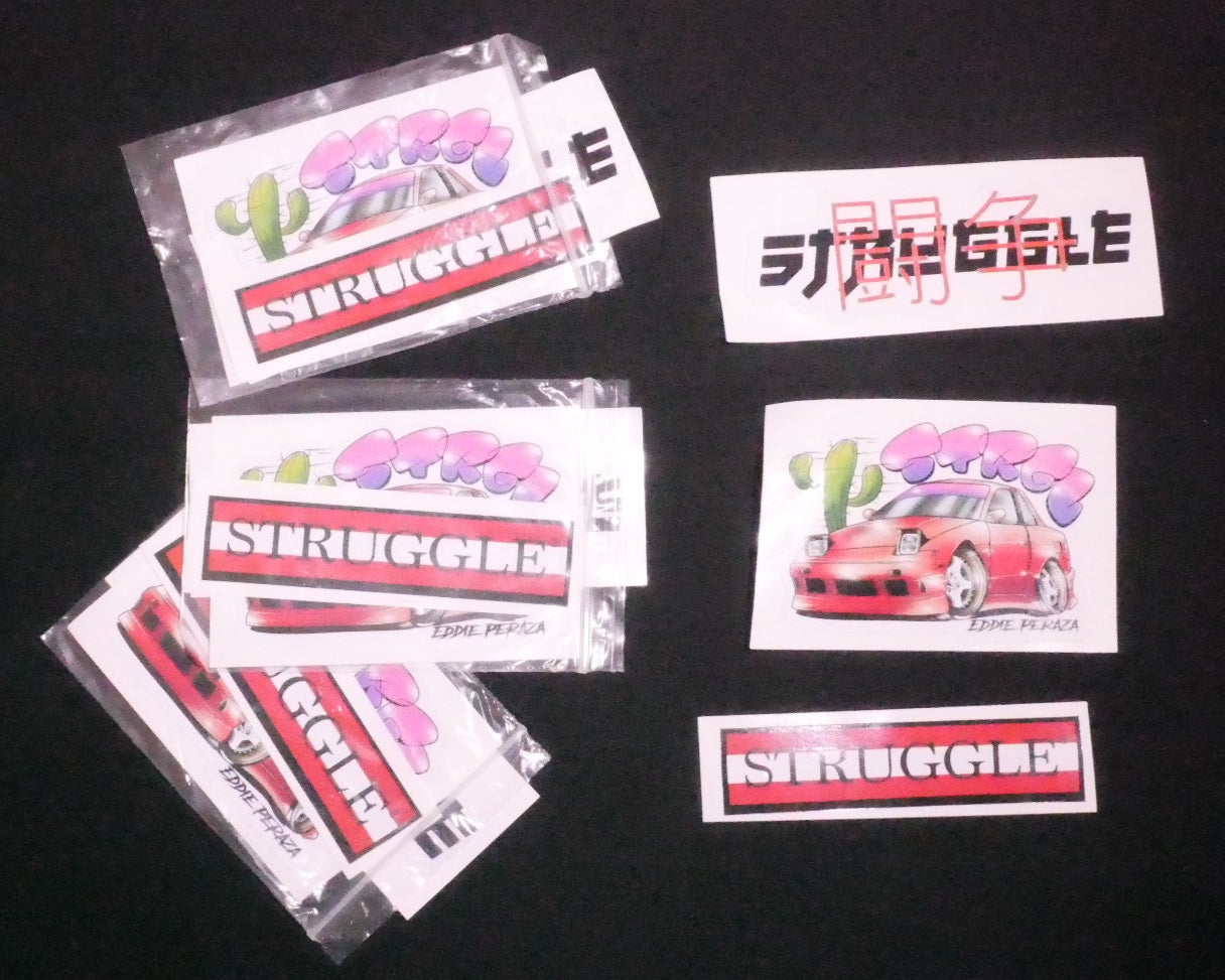 STRUGGLE STICKER PACK 1
